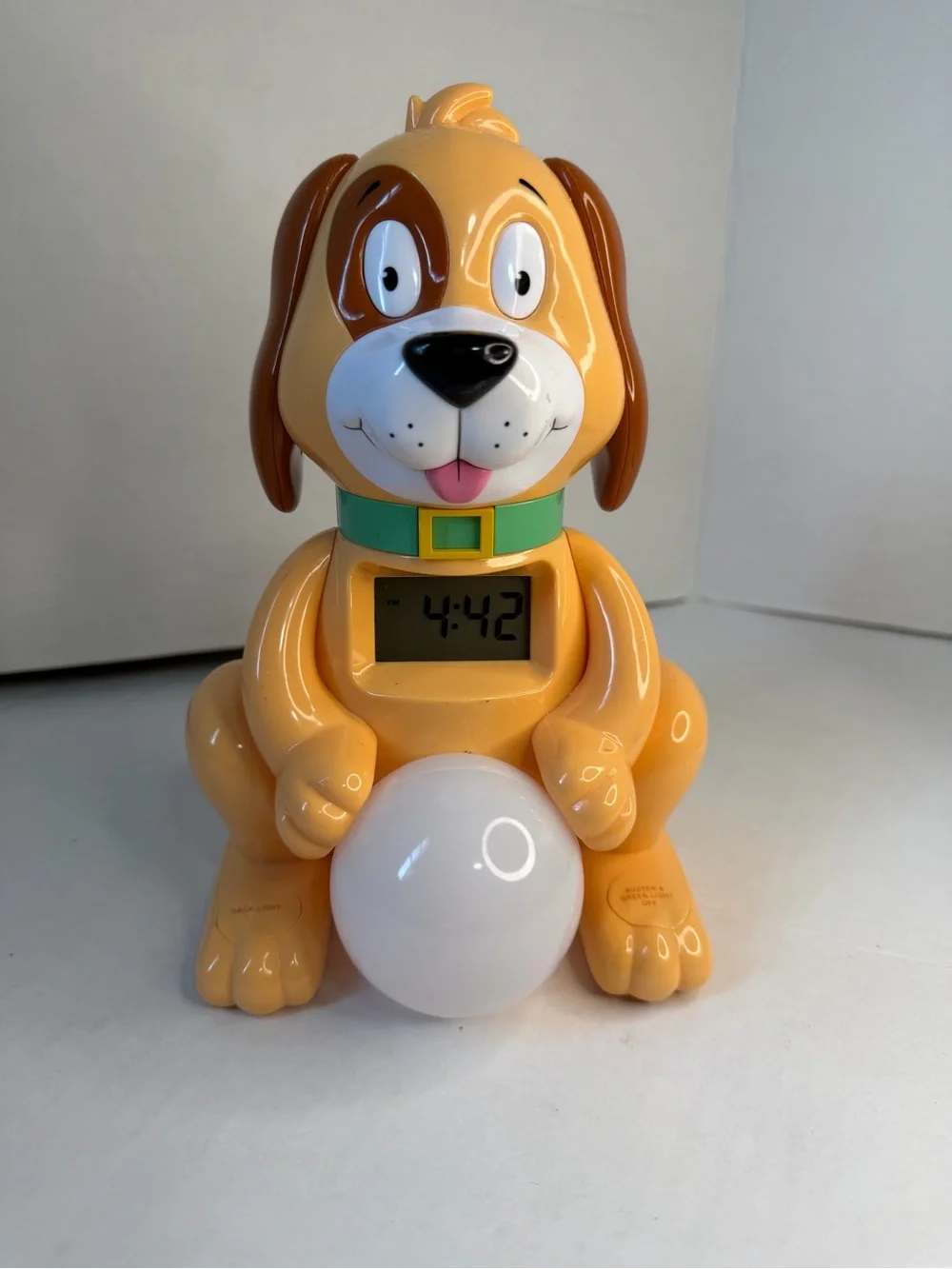 Dog Alarm Clock - Yellow Puppy Design